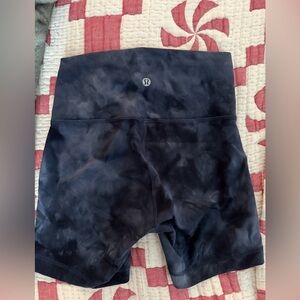 lululemon athletica Dark Tie-Dye Bike Shorts